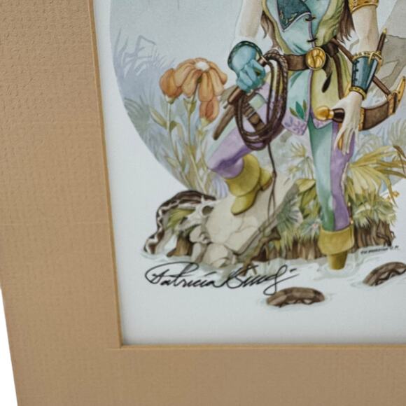 Vintage Signed Patricia Breeding Print The Venture Fantasy Art - Picture 4 of 5